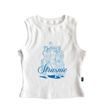 "Nude Cherry - Spring Life - Baddie Soup" Crop Top