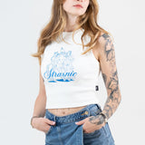 "Nude Cherry - Spring Life - Baddie Soup" Crop Top