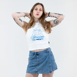 "Nude Cherry - Spring Life - Baddie Soup" Crop Top