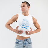 "Nude Cherry - Spring Life - Baddie Soup" Crop Top