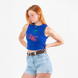"Nude Cherry - Spring Life - Baddie Soup" Crop Top