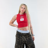 "Nude Cherry - Spring Life - Baddie Soup" Crop Top