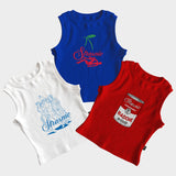 "Nude Cherry - Spring Life - Baddie Soup" Crop Top