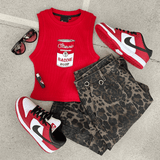 "Nude Cherry - Spring Life - Baddie Soup" Crop Top