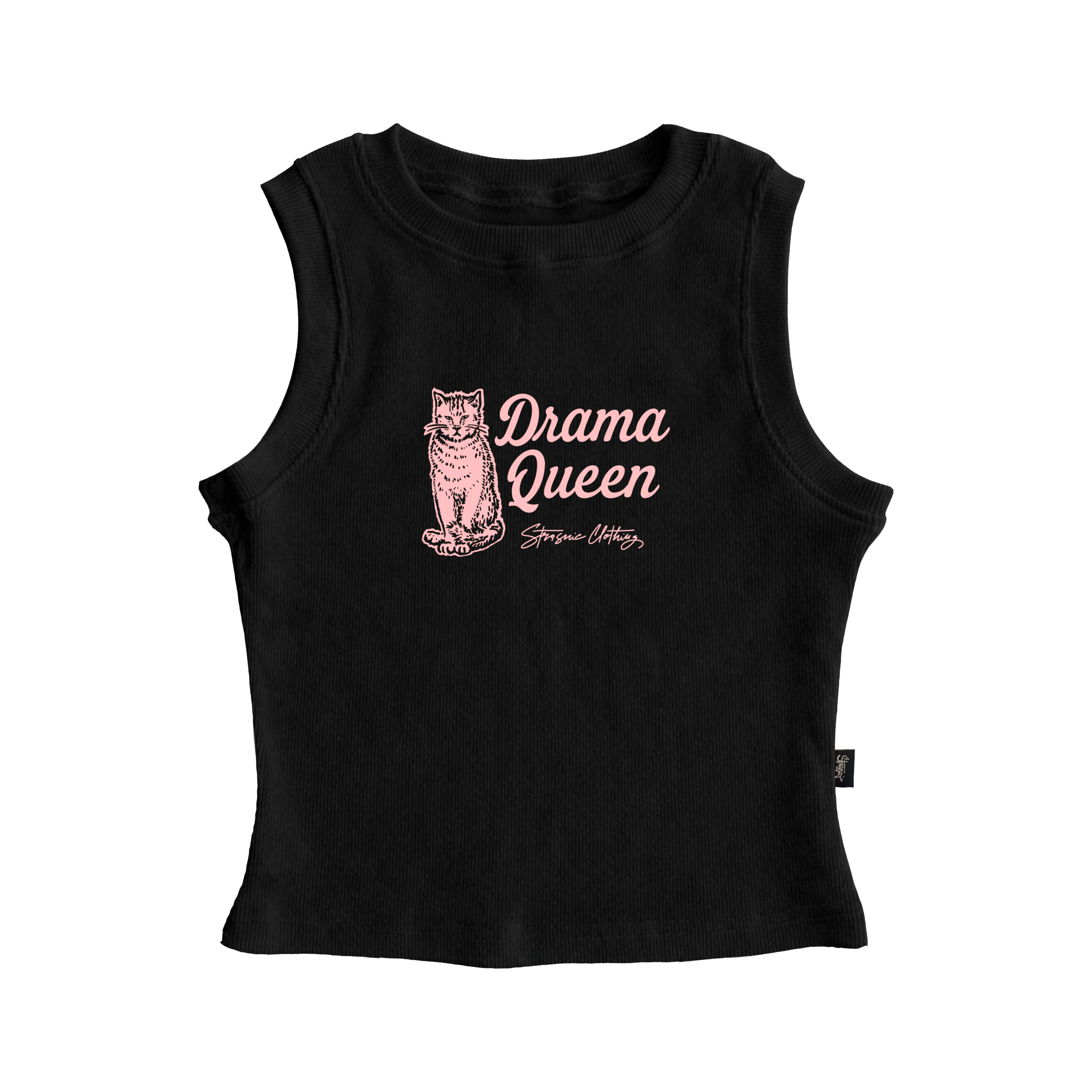"Cute - Blind Love - Baddie Soup - Drama Queen" Crop Top